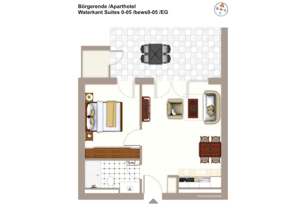Waterkant Suite 0-05 Börgerende-Rethwisch Extérieur photo